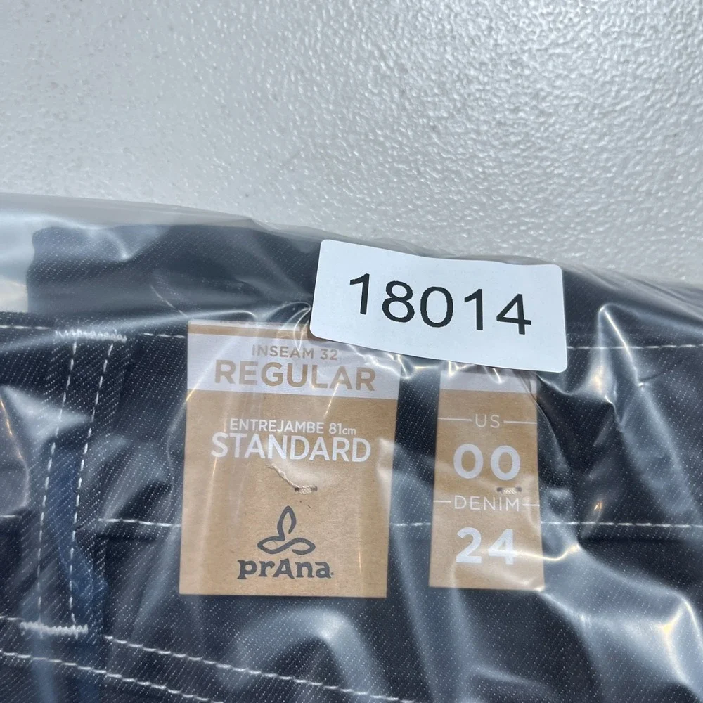 prAna Kayla High Rise Jeans Denim Solid Women's 00 24 Stretch 32